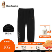 暇步士 童装儿童冬季长裤女童2022年冬季女大童简约裤子 HPQQGD24CK998 钻石黑 110cm