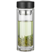 ROYALLOCKE 皇家洛克 双层玻璃茶杯 钢本色350ML