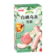 明治（meiji）白桃乌龙雪糕 69g*6支 彩盒装（国产非进口）