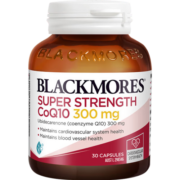 澳佳宝 Blackmores超高浓度辅酶Q10软胶囊300mg 30粒辅酶素q10 保护心脏成人 澳洲进口