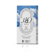海昌H2O系列 原装进口透明隐形眼镜 硅水凝胶月抛 3片装 325度