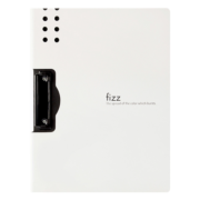 飞兹(fizz)高质感A4横式折页板夹会议夹加厚硬文件夹/试卷收纳夹/办公用品/诗朗诵签约夹板 白色A6380