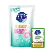 有券的上：超能 花漾柔护洗衣液组合 760g