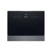 SIEMENS 西门子 5套嵌入式台式洗碗机 家用 易安装 高温除菌 加强烘干 原装进口 黑色 SK256B88BC