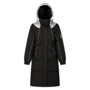 雪中飞秋冬新品极寒科技金属酷女士长羽绒服防寒保暖