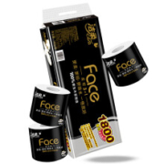 概率券：洁柔卷纸 黑Face 4层180g*10卷