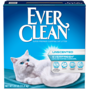 铂钻猫砂EverClean美国进口膨润土矿砂蓝绿红标活性抑菌炭除臭10公斤 蓝白标/高效除臭低尘猫砂25磅