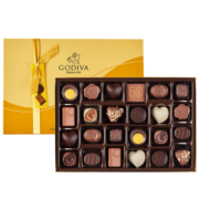 歌帝梵（GODIVA）比利时原装进口巧克力礼盒零食甜品生日礼物送老婆女友男朋友25枚