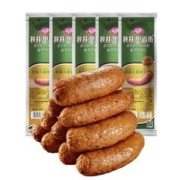 秋林里道斯 哈尔滨红肠儿童肠80g*5支 生鲜速食 猪肉肠 瘦肉型红肠