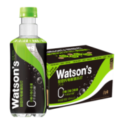 屈臣氏（Watsons）电解质苏打汽水青提味 气泡水 运动无糖功能饮料 420ml*15瓶整箱