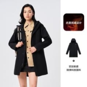PELLIOT 伯希和 软壳衣女中长款防风旅行外套