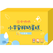 plus会员：徐福记 小叭叭 小早安鲜奶蛋糕 柠檬味 500g*3件+凑单