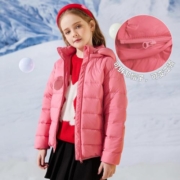 SNOWFLYING 雪中飞 儿童可拆卸帽轻薄羽绒服