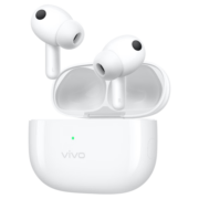 vivo TWS 3 真无线降噪耳机 月光白 49dB智能超宽频降噪 无损音质 40h续航 通用苹果小米华为手机