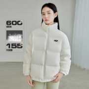 ANTA 安踏 羽绒服女短款防泼水面包服冬季保暖加厚鸭绒防风休闲百搭女士外套