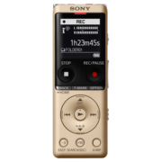 索尼（SONY） ICD-UX570F智能降噪录音笔 商务学习专业线性录音棒 便携FM调频广播大容量 金色 4GB 降噪升级款