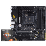plus会员：ASUS 华硕 TUF GAMING B550M-PLUS 重炮手主板 + AMD 锐龙7 5700X 盒装CPU处理器 板U套装