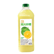 汇源100%阳光柠檬混合果汁2000ml*1大桶装2L