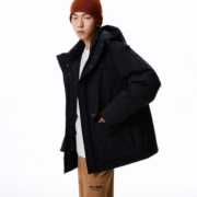 20点开始、补贴购：JACK&JONES 杰克琼斯 秋冬鸭绒羽绒服男士保暖抗磨工装休闲百搭连帽男装保暖外套潮男装