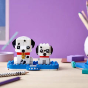 LEGO 乐高 红玫瑰花束方头仔生肖爱情鸟鹦鹉明信片生日礼物积木