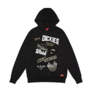 Dickies 帝客 字母涂鸦印花连帽卫衣休闲纯棉男士上衣 DK009565