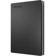 东芝(TOSHIBA) 2TB 移动硬盘机械 Slim系列 USB3.2 Gen 1 2.5英寸 黑色 兼容Mac 金属超薄 密码保护 轻松备份