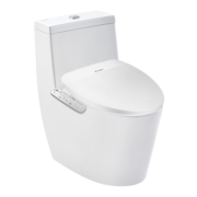 松下（Panasonic）智能坐便器即热式烘干款智能马桶盖PQTK25+A型马桶300坑距套餐机