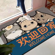 金玉铭川 水晶绒防滑吸水地垫 40*60cm