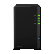Synology群晖 DS218play家庭网络存储服务器双盘位NAS私有云升级版支持4K视频转码