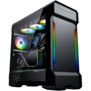 追风者(PHANTEKS) 518XTG 曜石黑 电竞水冷铝电脑机箱(支持360水冷/4090显卡/3把风扇/Type-C接口)