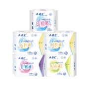 ABC 瞬吸云棉 日夜组合卫生巾5包 52片*2件