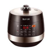 苏泊尔（SUPOR）电压力锅5L智能触控球釜双胆开盖收汁一键排压大面板家用保温煮饭煲汤高压锅 5L双胆电压锅防水面板