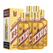 10日20点：茅台王子酒 金王子 53度 酱香型高度白酒 整箱装 500ML*6