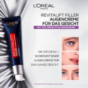 L'Oréal Paris 巴黎欧莱雅 紫熨斗 复颜玻尿酸水光全脸淡纹眼霜 30mL（德国版）
