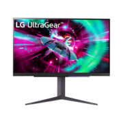 LG 27英寸 4K 144Hz Ultra Fast IPS 1ms GtG HDMI 2.1 DTS音效 HDR400 10.7亿色 PS5 电竞显示器 27GR93U