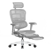PLUS会员：Ergonor 保友办公家具 金豪b 2代 人体工学电脑椅 可躺 银白美国网+躺舒宝
