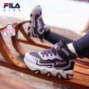 FILA 斐乐 KIDS斐乐童鞋儿童棉鞋2023冬季新款男女小童加绒保暖运动鞋