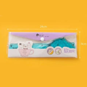 软尺四件套可弯曲尺子儿童量角器小学生用文具可爱圆规套装多功能软套尺直尺带波浪三角尺一年级测量刻度