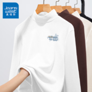JEANSWEST 真维斯 女士高领双面德绒打底衫*2件