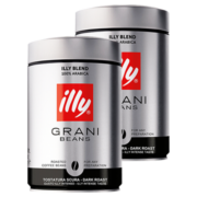 意利（illy）咖啡豆250g罐装意大利进口手冲意式咖啡豆 100%阿拉比卡 深度烘焙咖啡豆250g*2罐