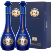 洋河梦之蓝M6+ 蓝色经典 绵柔浓香型 40.8%vol 550mL2瓶装白酒
