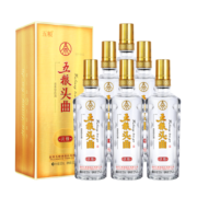 五粮液股份 头曲淡雅 浓香型白酒 52度 500ml*6瓶 整箱装 婚宴用酒