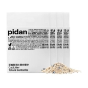 【热销】PIDAN皮蛋混合矿土豆腐砂4包膨润土猫咪除臭猫砂9.6公斤