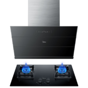 双11预售、PLUS会员：Midea 美的 抽油烟机燃气灶套装