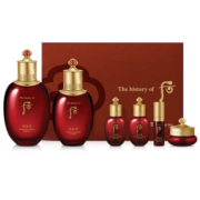 京东百亿补贴：后（The history of Whoo）后套装红花凝香水乳霜 津率享水乳6件套