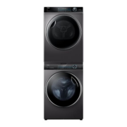 预售、PLUS会员：Haier 海尔 纤美系列 XQG100-BD14176LU1+HBNS100-FQ176U1 热泵式洗烘套装