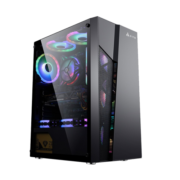 AMD 金怡  锐龙5 5600G/5700G高配集显 家用游戏办公台式电脑主机 电脑DIY组装机 配置一：R5 5600G+8G+256G