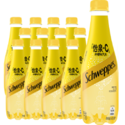 PLUS会员：（Coca-Cola）可口可乐 怡泉 Schweppes +C 柠檬味汽水  400ml*12瓶*2箱