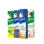 DARLIE好来(原黑人) 超白双重薄荷茶倍健（百香果/白桃）牙膏715g家庭装