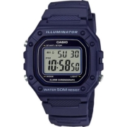 【自营】Casio/卡西欧运动防水潮流石英复古方形男表 W-218H系列